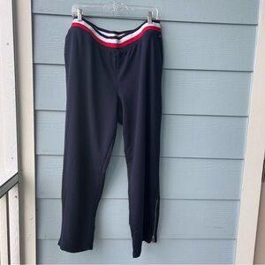 Tommy Hilfiger Navy Track Pants with Red and White Accents